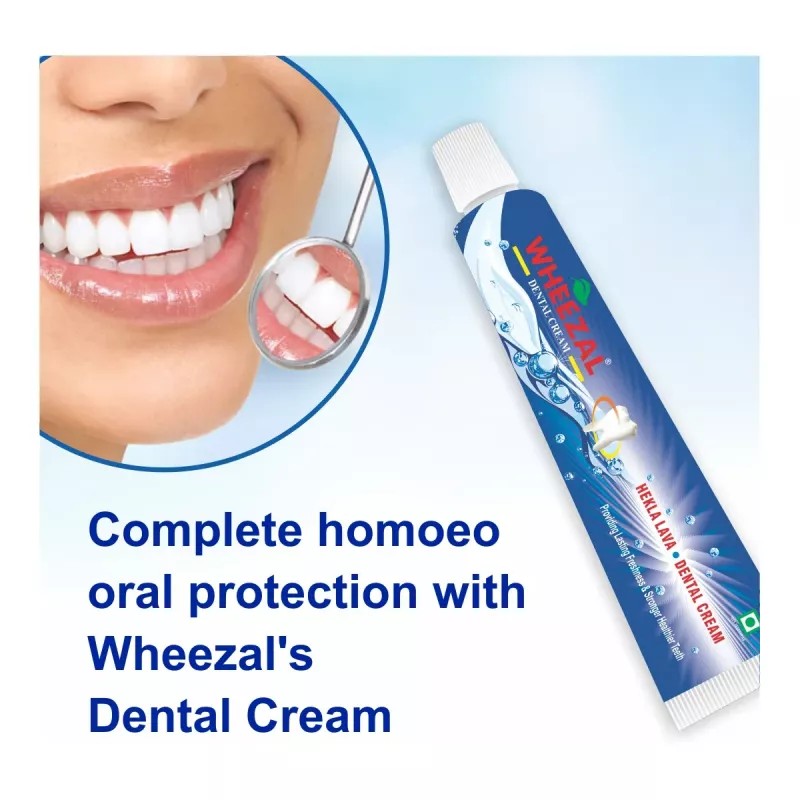Wheezal Hekla Lava Dental Cream (Tooth Paste) (100g, Pack of 5)