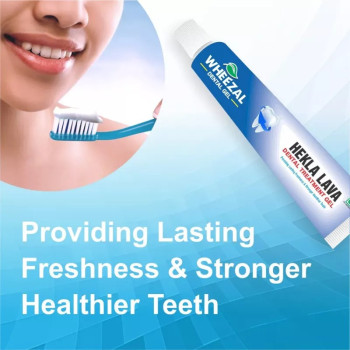 Wheezal Hekla Lava Dental Gel (100g, Pack of 5)