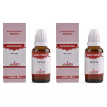 Bakson Piscidia 1X (Q) (30ml, Pack of 2)