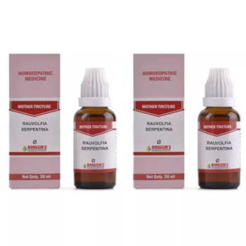 Bakson Rauvolfia Serpentina 1X (Q) (30ml, Pack of 2)