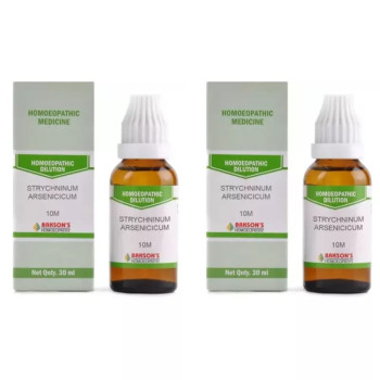 Bakson Strychninum Arsenicicum 10M CH (30ml, Pack of 2)