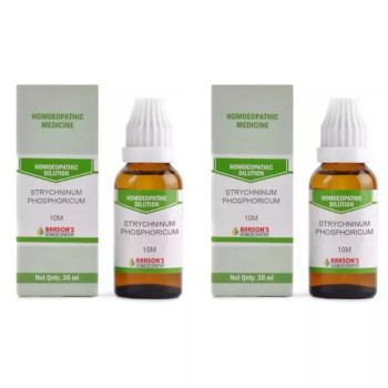 Bakson Strychninum Phosphoricum 10M CH (30ml, Pack of 2)