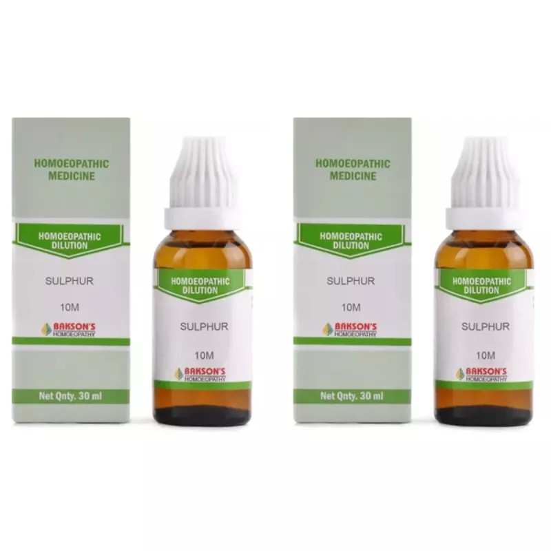 Bakson Sulphur 10M CH (30ml, Pack of 2)