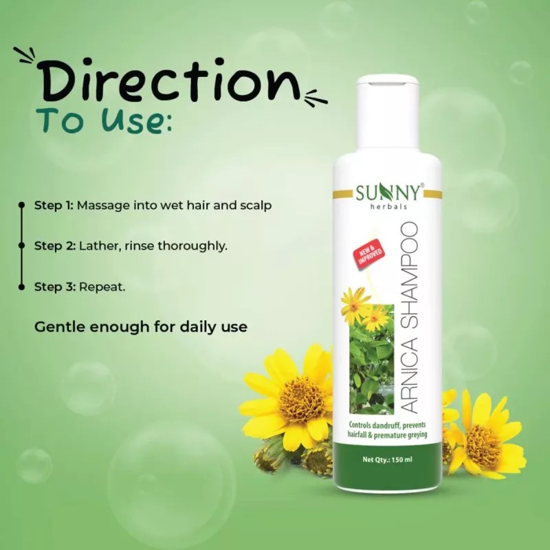 Bakson Sunny Arnica Shampoo (500ml, Pack of 2)