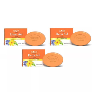Bakson Sunny Derm Aid Soap (75g, Pack of 3)