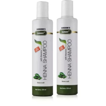 Bakson Sunny Henna Shampoo with Aloe Vera (250ml, Pack of 2)