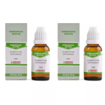 Bakson Symphytum Officinale 50M CH (30ml, Pack of 2)