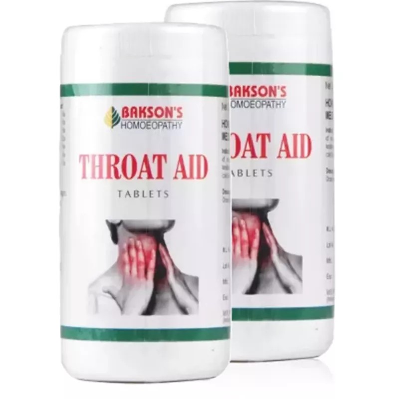Bakson Throat Aid Tablets (200tab, Pack of 2)