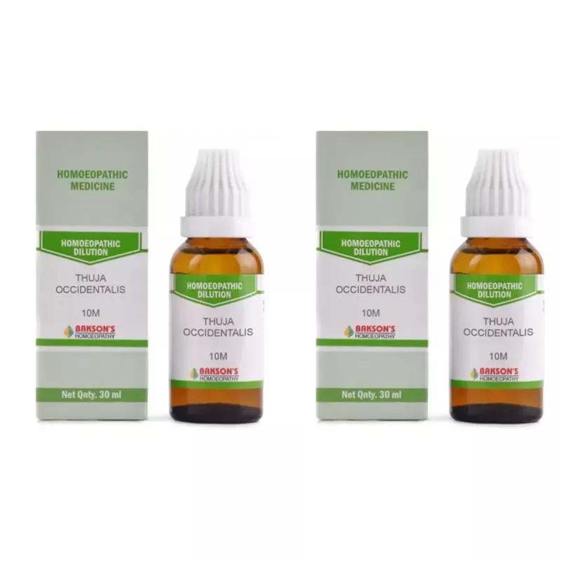 Bakson Thuja Occidentalis 10M CH (30ml, Pack of 2)