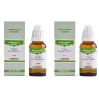 Bakson Thuja Occidentalis 50M CH (30ml, Pack of 2)