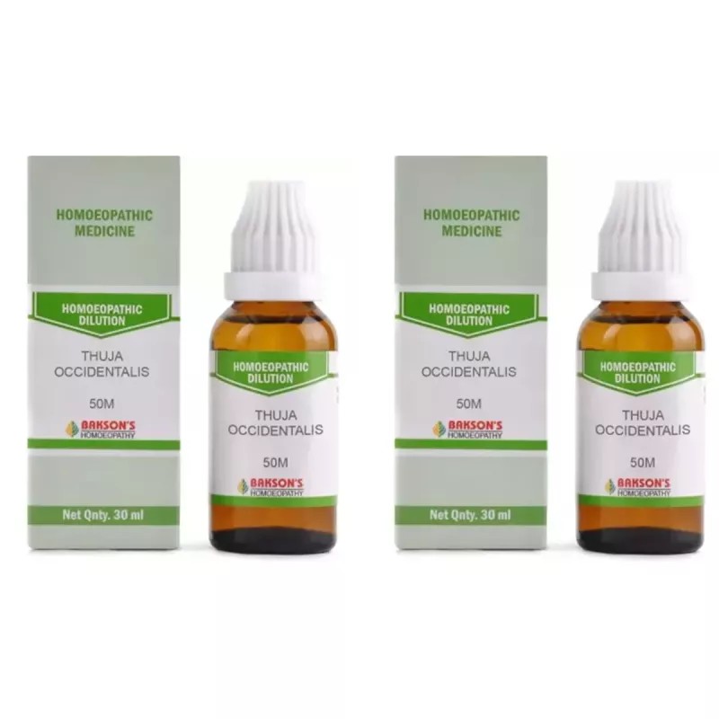 Bakson Thuja Occidentalis 50M CH (30ml, Pack of 2)