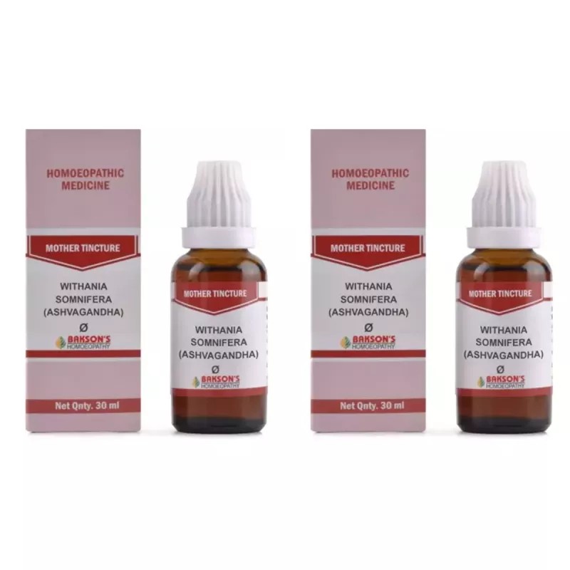 Bakson Withania Somnifera (Ashvagandha) 1X (Q) (30ml, Pack of 2)