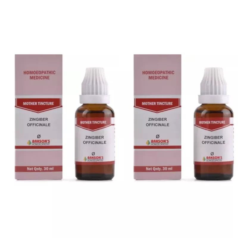 Bakson Zingiber Officinale 1X (Q) (30ml, Pack of 2)