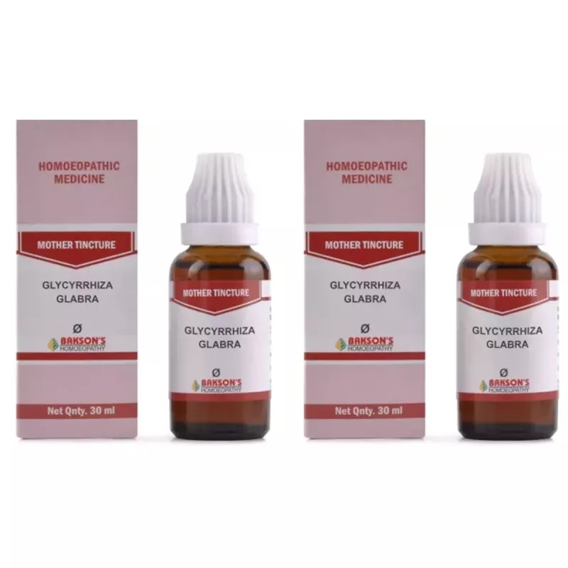 Bakson Glycyrrhiza Glabra 1X (Q) (30ml, Pack of 2)