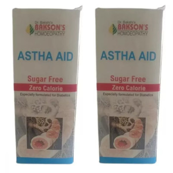 Bakson Astha Aid Syrup (Sugar Free) (115ml, Pack of 2)