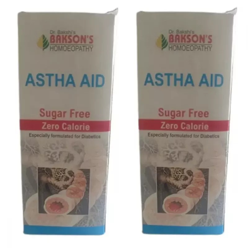 Bakson Astha Aid Syrup (Sugar Free) (115ml, Pack of 2)