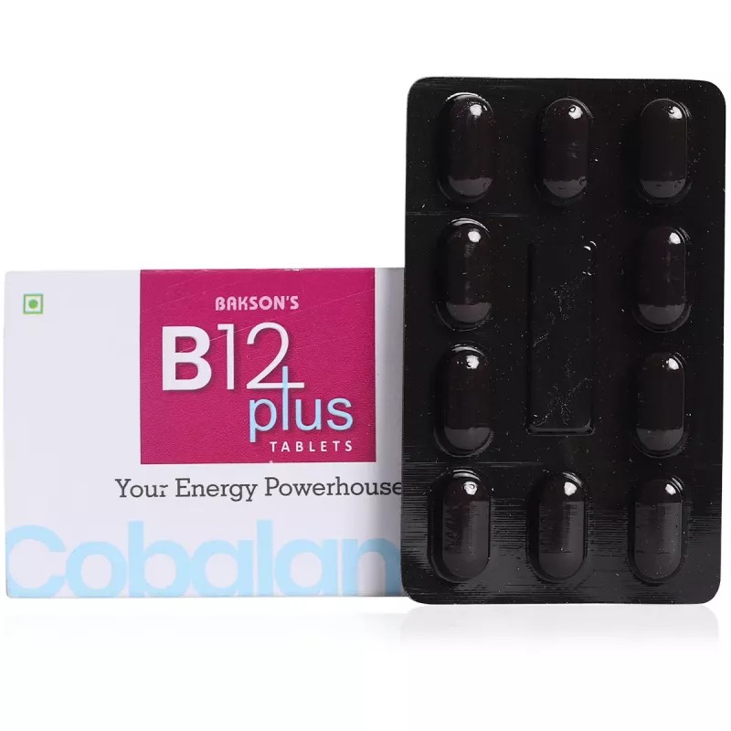 Bakson B12 Plus Tablets (30tab, Pack of 2)