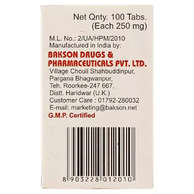 Bakson Pancreatinum 3X (100tab, Pack of 2)