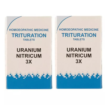 Bakson Uranium Nitricum 3X (100tab, Pack of 2)