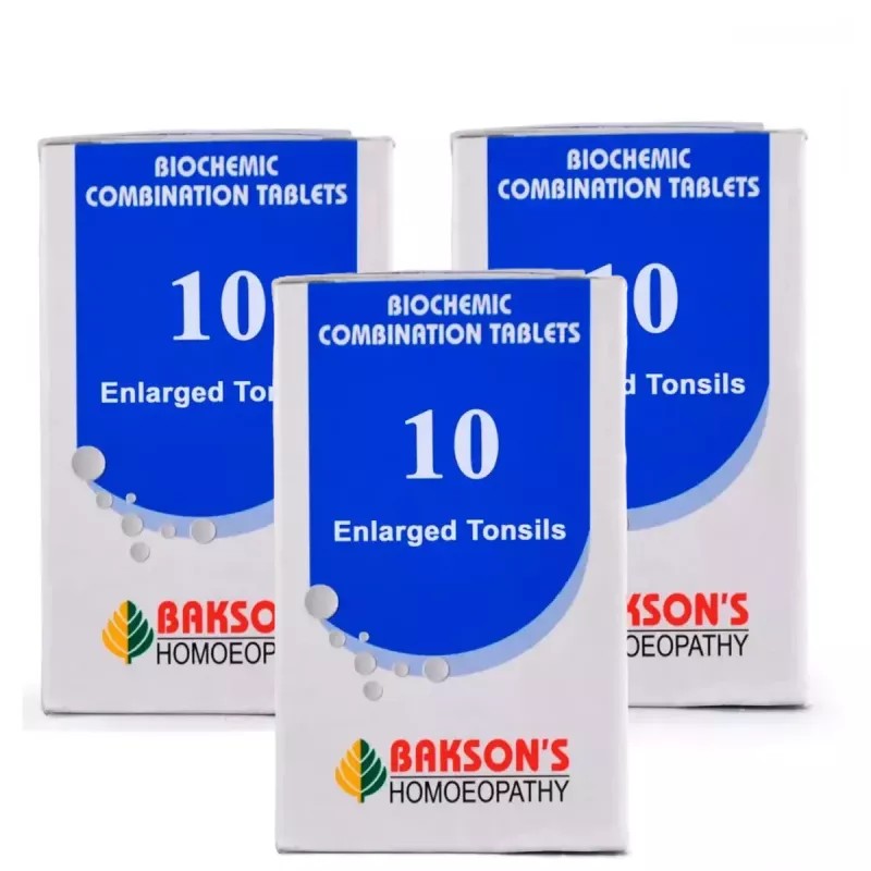 Bakson Biochemic Combination 10 (25g, Pack of 3)