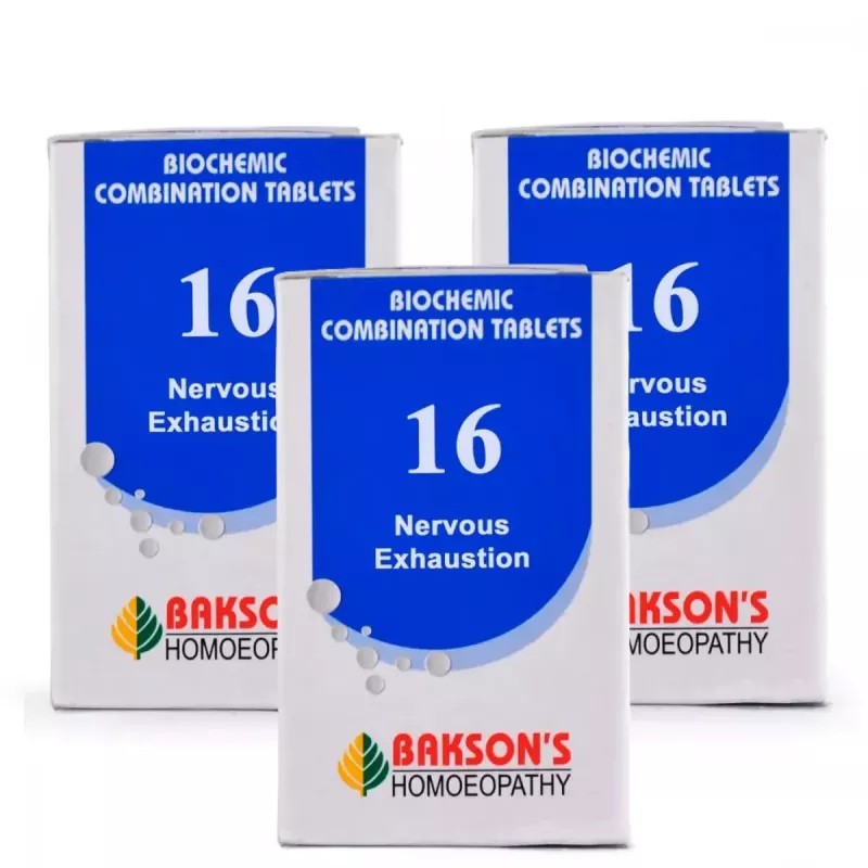 Bakson Biochemic Combination 16 (25g, Pack of 3)