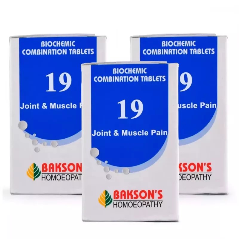 Bakson Biochemic Combination 19 (25g, Pack of 3)