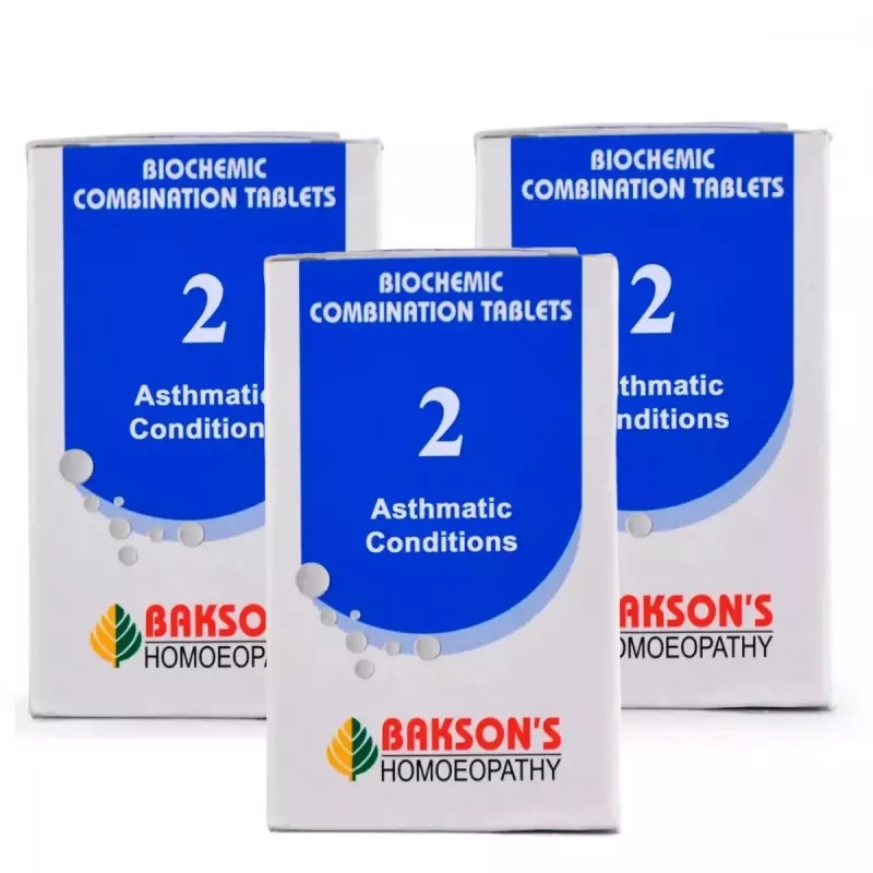Bakson Biochemic Combination 2 (25g, Pack of 3)