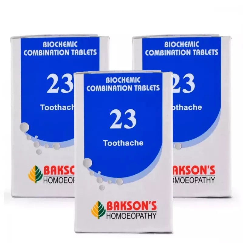 Bakson Biochemic Combination 23 (25g, Pack of 3)