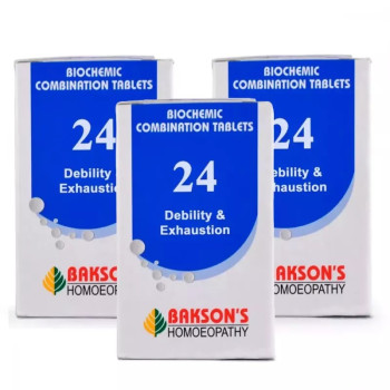 Bakson Biochemic Combination 24 (25g, Pack of 3)