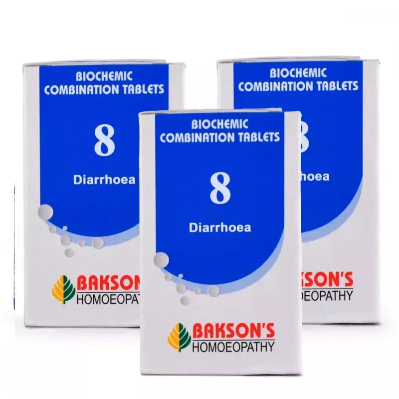 Bakson Biochemic Combination 8 (25g, Pack of 3)