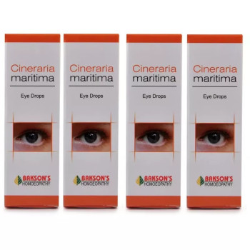 Bakson Cineraria Maritima Eye Drops (10ml, Pack of 4)