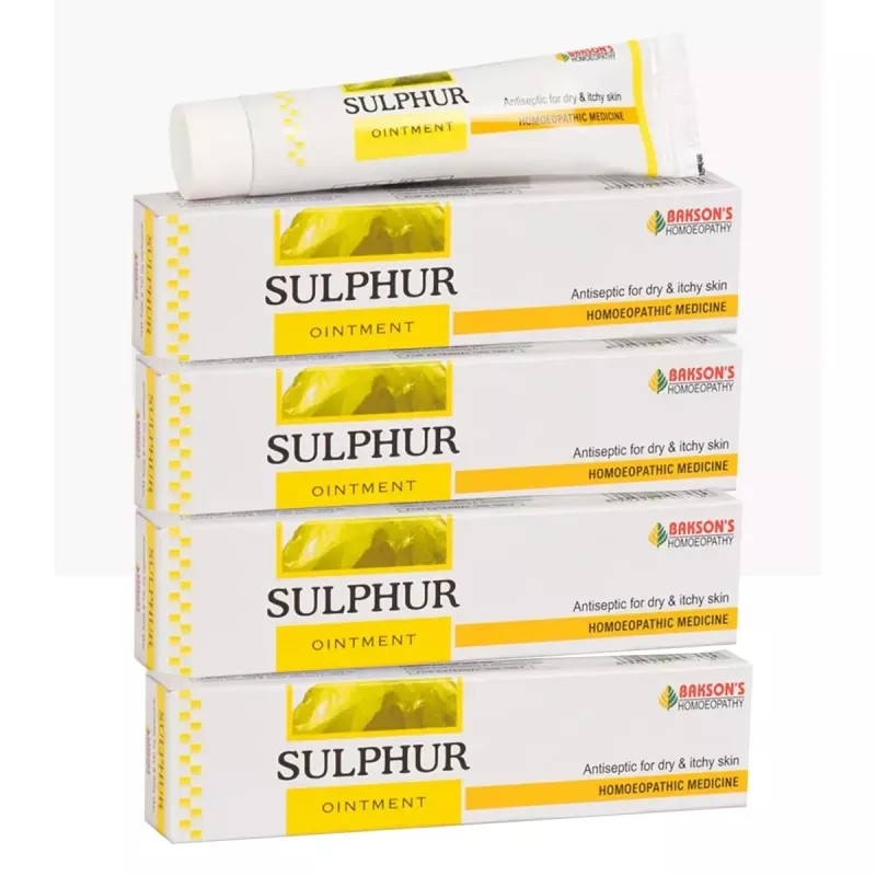 Bakson Sulphur Ointment (25g, Pack of 4)