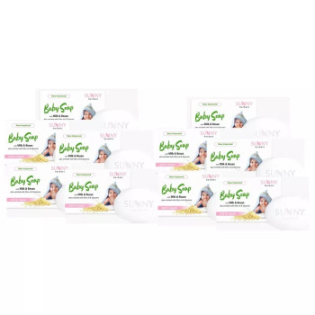 Bakson Sunny Baby Care Soap (75g, Pack of 10)