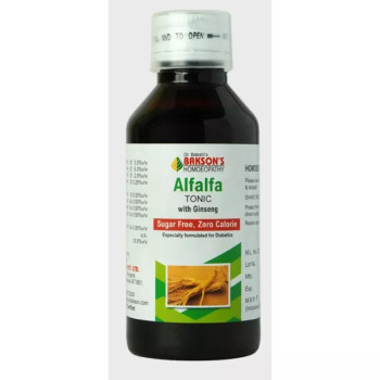 Bakson Alfalfa With Ginseng (Sugar Free) Tonic (115ml)
