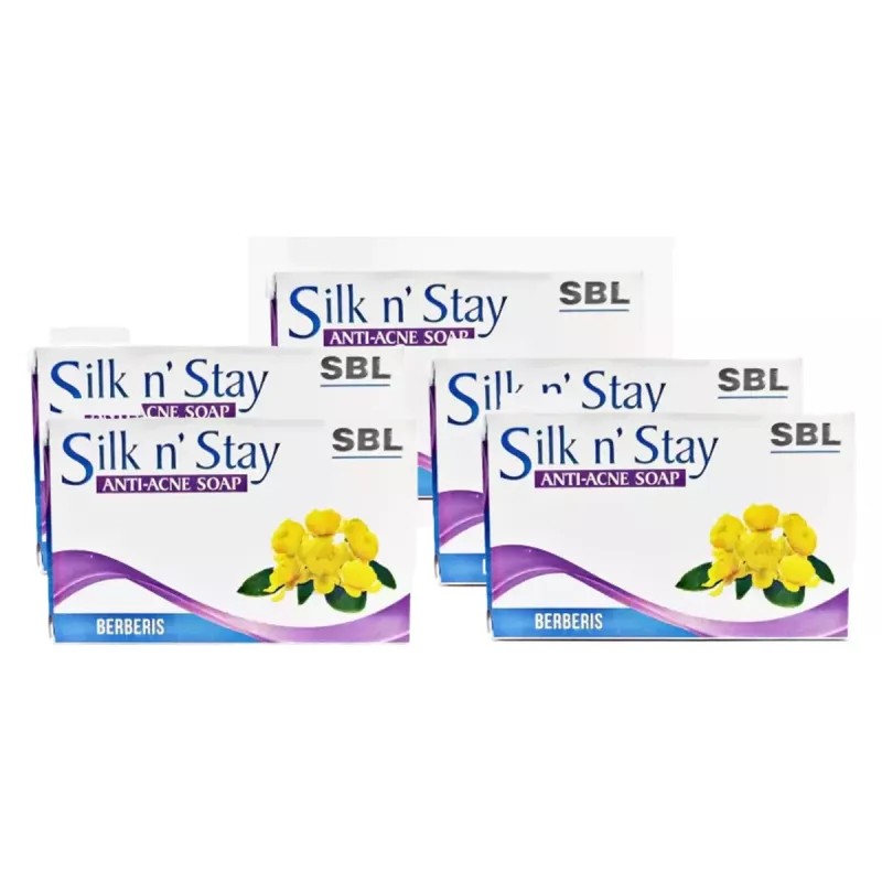 SBL Anti Acne Berberis Soap (75g, Pack of 5)