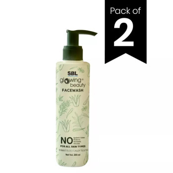 SBL Glowing Beauty Face wash (200ml, Pack of 2)