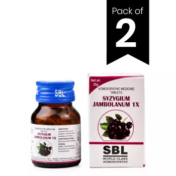 SBL Syzygium Jambolinum 1X (25g, Pack of 2)