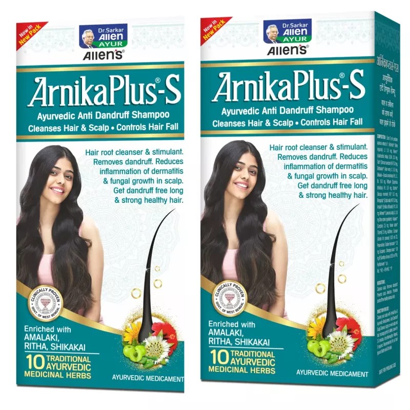 Allen Labs Arnika Plus -S Shampoo (100ml, Pack of 2)