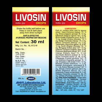 Allen Labs Livosin Drops (30ml, Pack of 2)