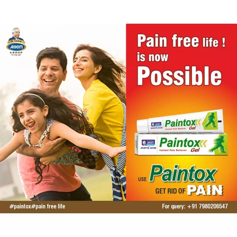 Allen Labs Paintox Gel (30g, Pack of 3)