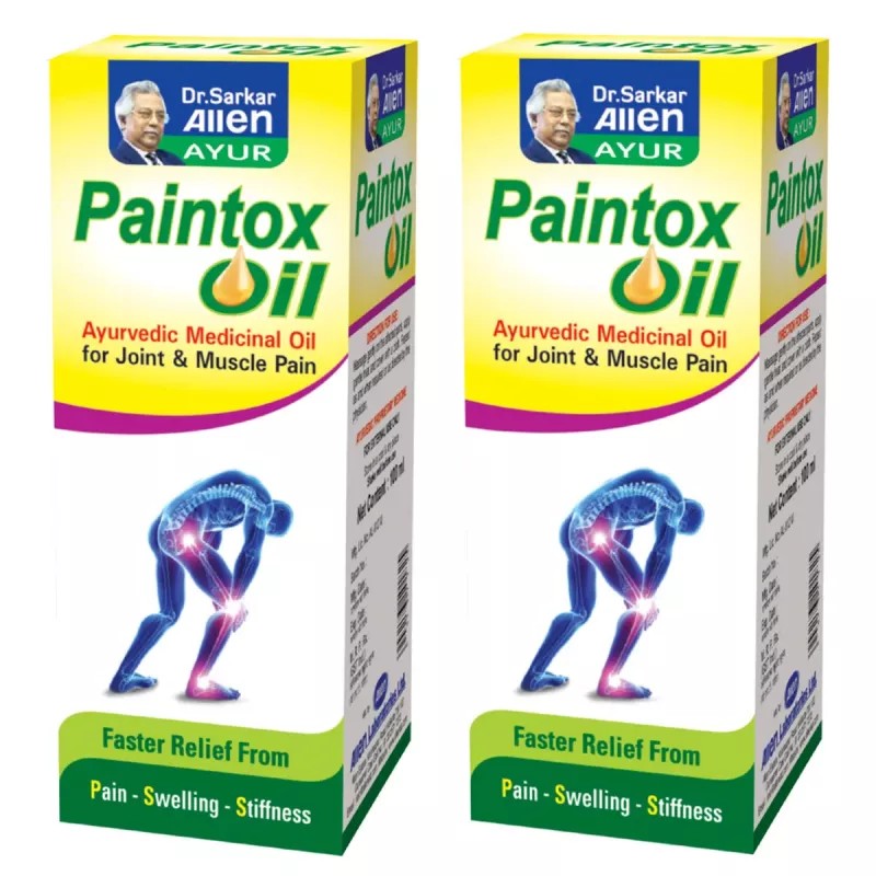 Allen Labs Paintox Oil (100ml, Pack of 2)