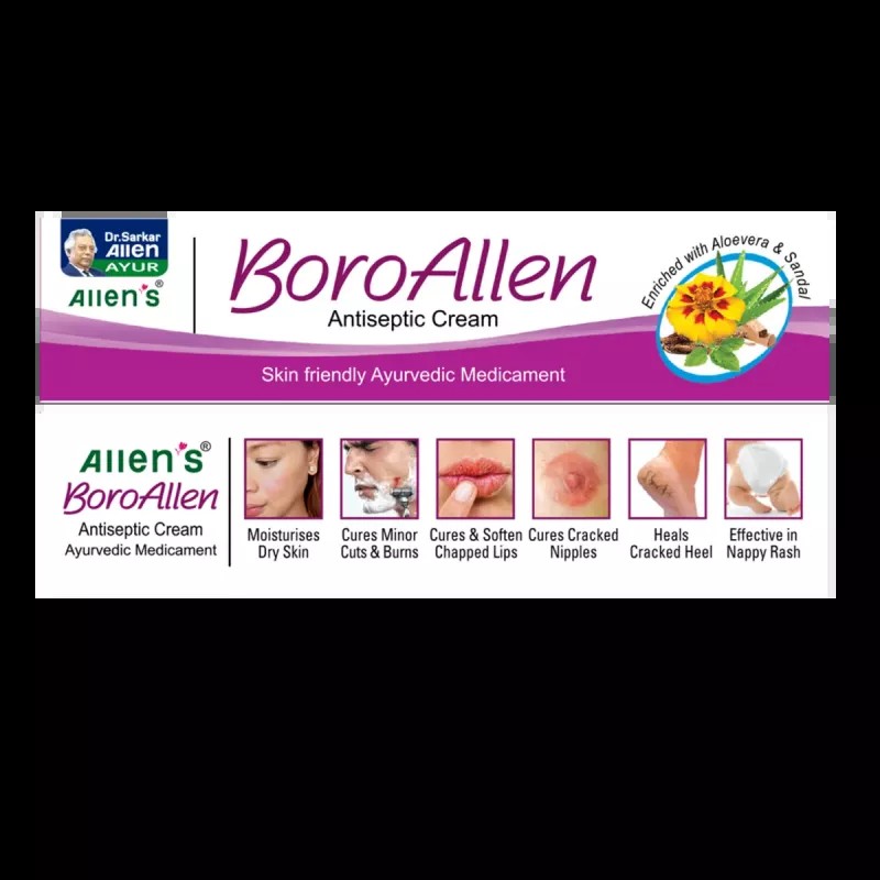 Allen Labs Boro Allen Antiseptic Cream (20g, Pack of 4)