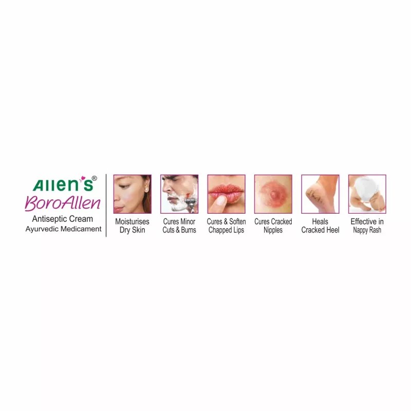 Allen Labs Boro Allen Antiseptic Cream (20g, Pack of 4)