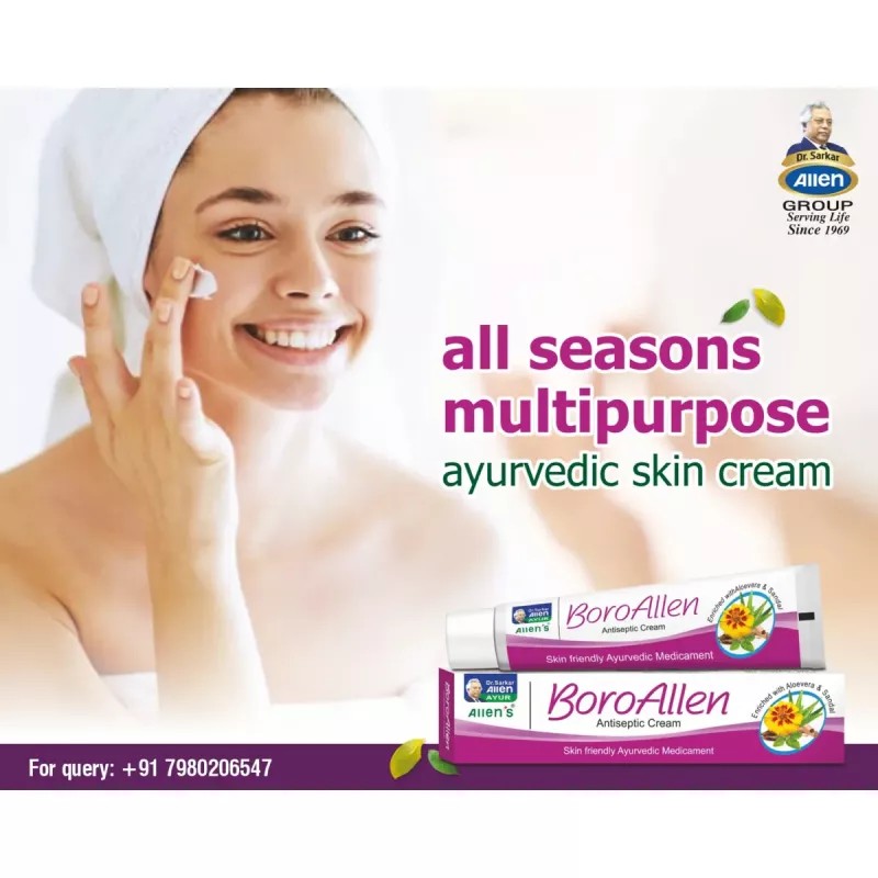 Allen Labs Boro Allen Antiseptic Cream (20g, Pack of 4)