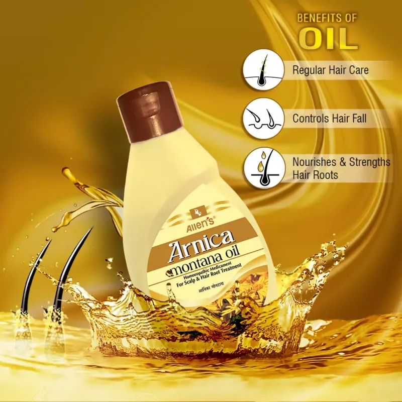 Allen Labs Arnica Montana Hair Oil (100ml, Pack of 2)