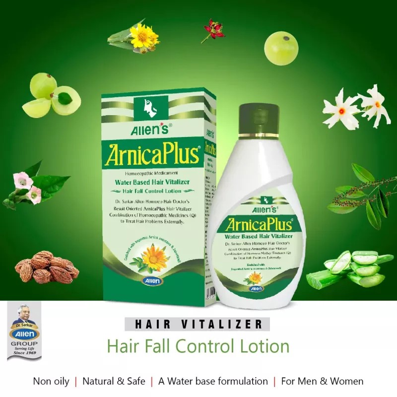 Allen Labs Arnica Plus Hair Lotion (100ml, Pack of 2)