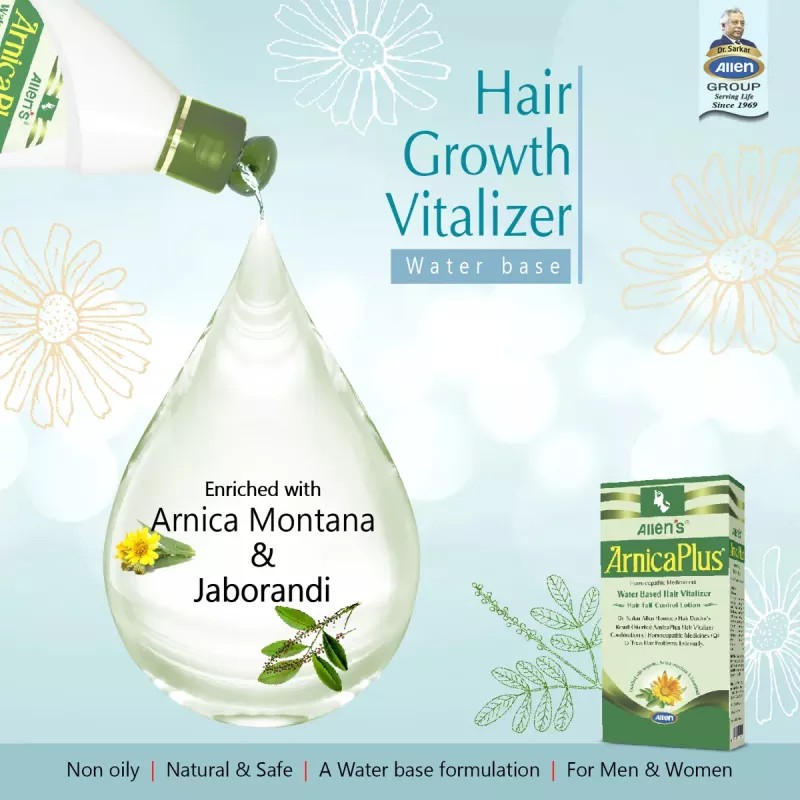 Allen Labs Arnica Plus Hair Lotion (100ml, Pack of 2)