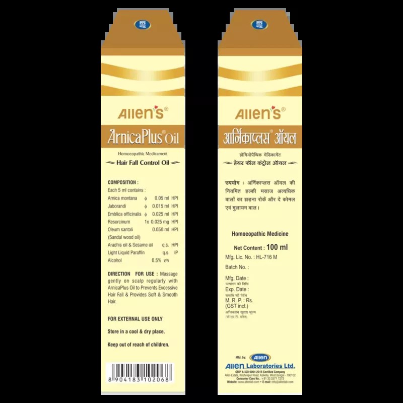 Allen Labs Arnica Plus Hair Oil (100ml)