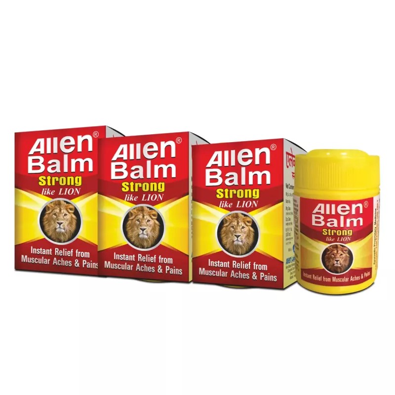 Allen Labs Balm Strong (25g, Pack of 3)