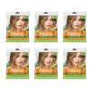 Nisha Creme Hair Color 8.0 Light Blonde (Pouch Pack) (Colorant 20g + Developer 20ml) (40g, Pack of 6)